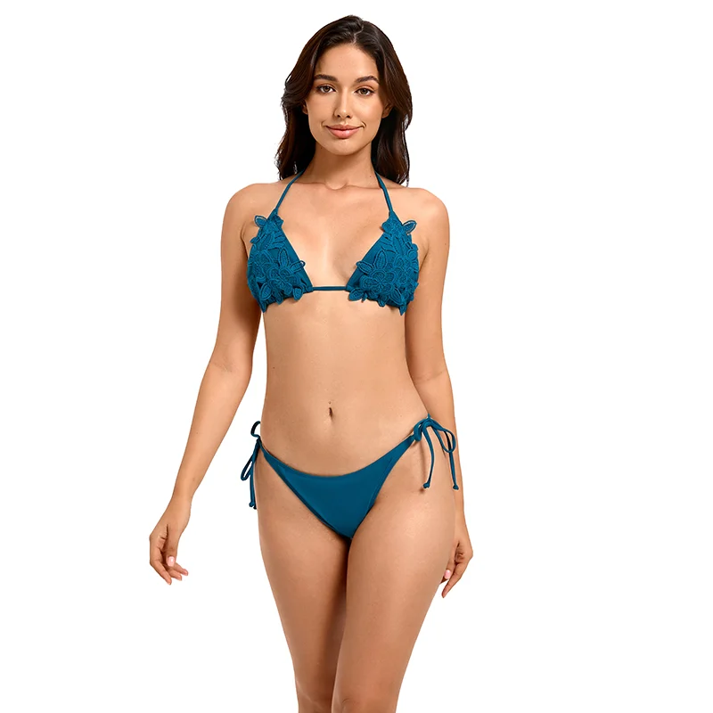 Custom Women Lace-trim Cup Bikini