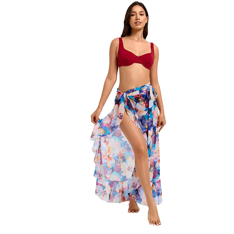 Printed Women Two Way Wear Cover Up