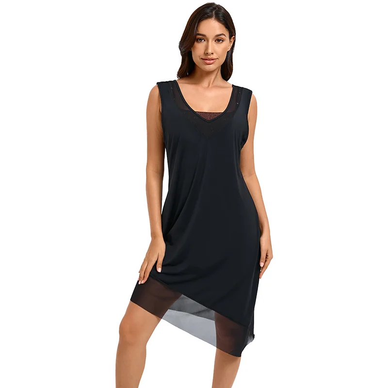 Wholesale Women Asymmetrical-hem Cover Up